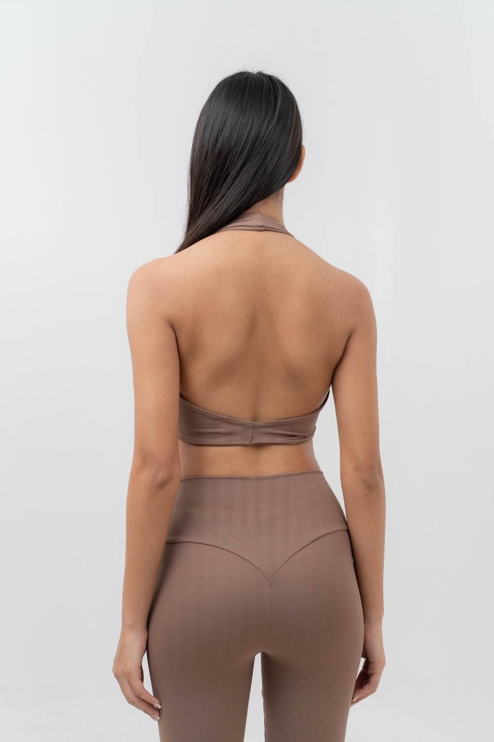 Set Leggings Pura y Top Perla cocoa
