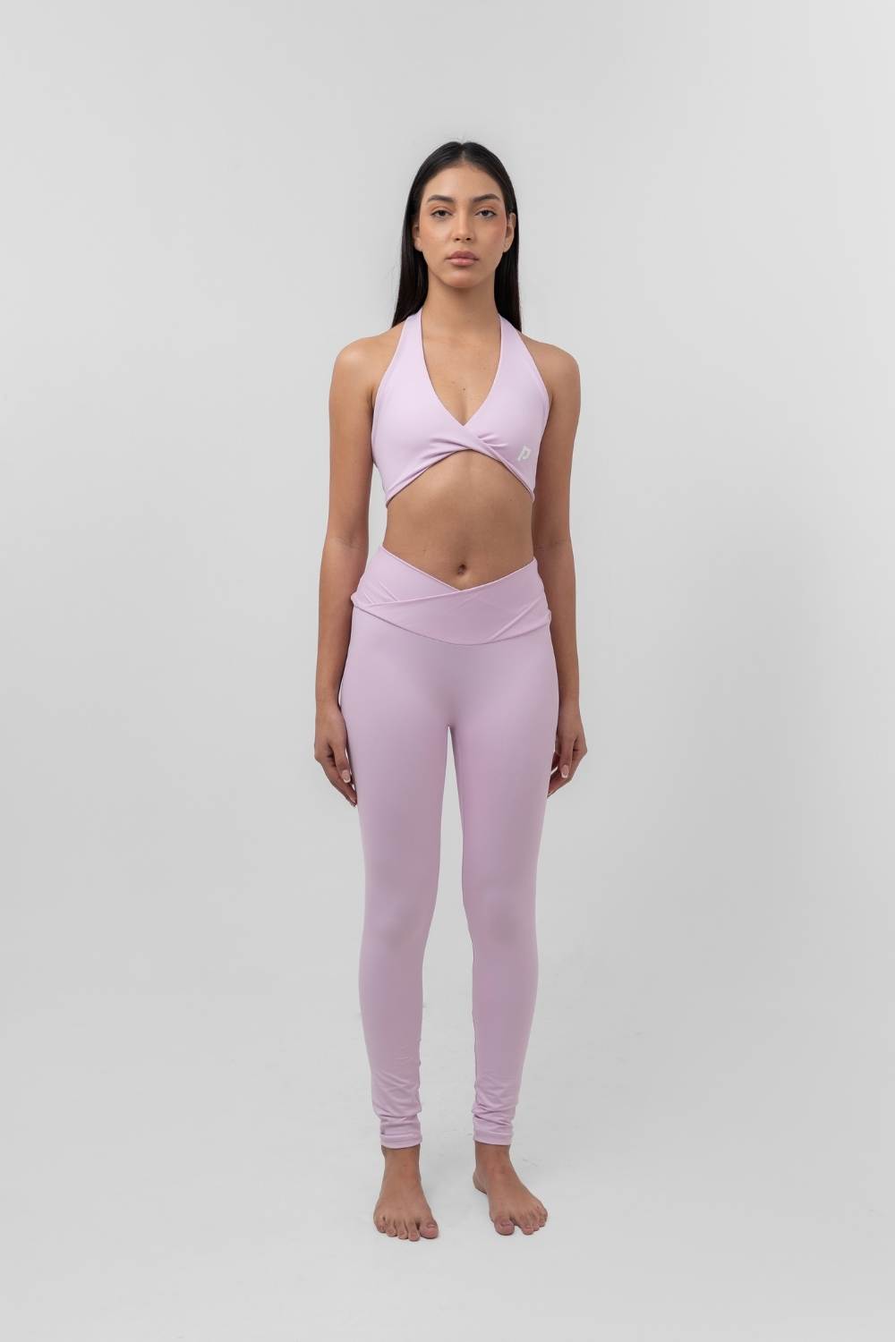 Set Leggings Pura y Top Perla rosa